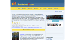 Desktop Screenshot of addgadgets.com